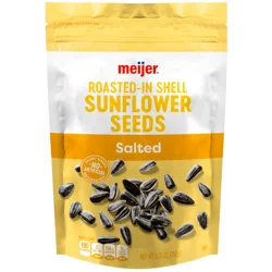 Meijer Sunflower Seeds Salted, In Shell, 5.35 Oz