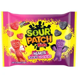 SOUR PATCH KIDS Soft & Chewy Love Me, Love Me Not, Valentine''s Day Candy Hearts, 10 oz
