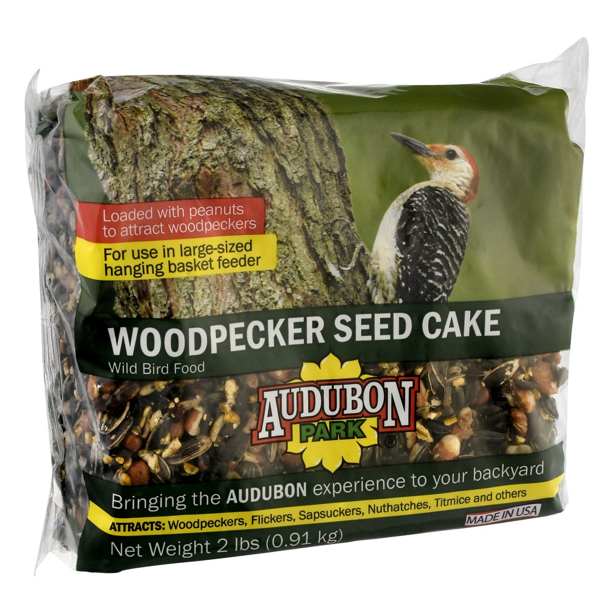 slide 2 of 9, Audubon Park Morning Song Woodpecker Snack Wild Bird Food, 2 lb