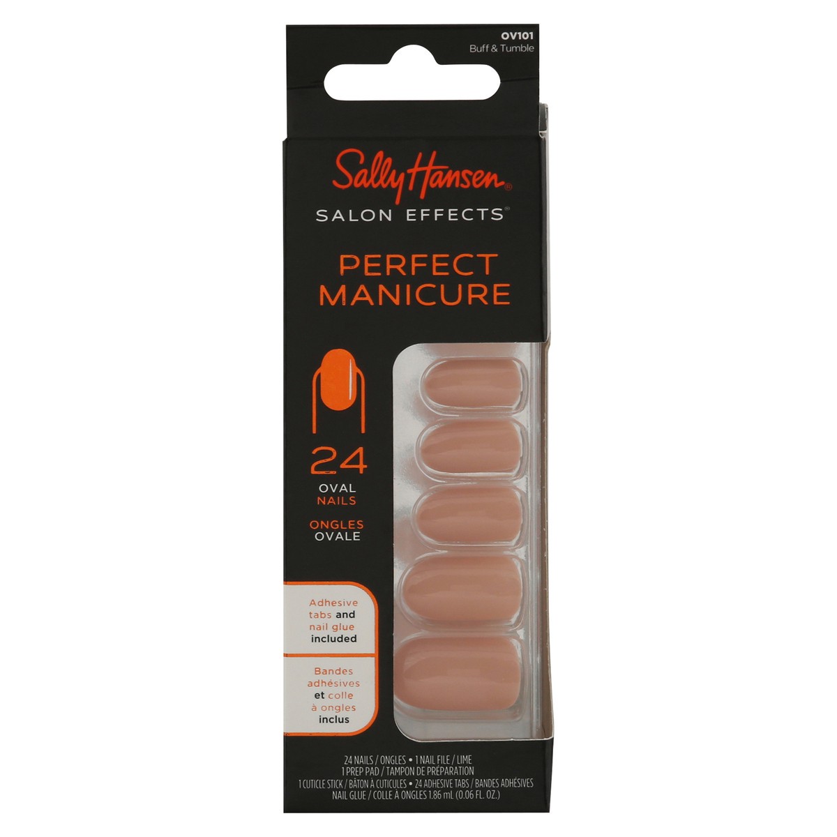 slide 1 of 1, Sally Hansen Salon Effects OV101 Buff & Tumble Oval Perfect Manicure 1 ea, 1 ct