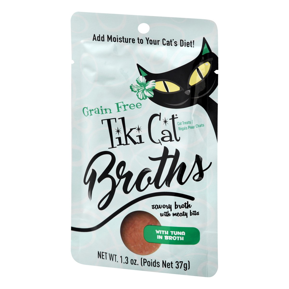 slide 11 of 11, Tiki Cat Broths Grain Free with Tuna in Broth Cat Treats 1.3 oz, 1.3 oz