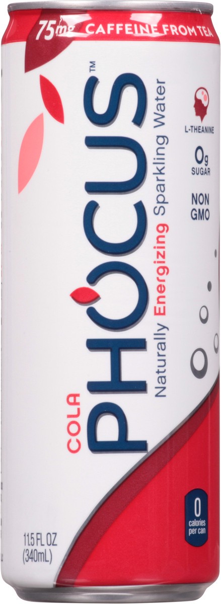 slide 1 of 12, Phocus Cola Energizing Sparkling Water - 11.5 fl oz, 11.5 fl oz