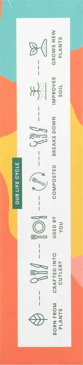 slide 3 of 9, Eco Soul Compostable Cutlery Set 24 ea, 24 ct