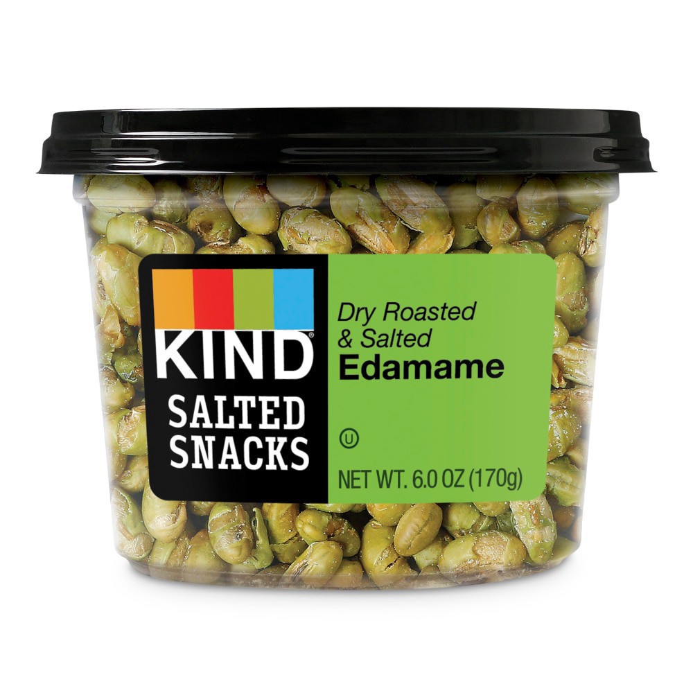 slide 3 of 3, Kind Dry Roasted & Salted Edamame, 6 oz