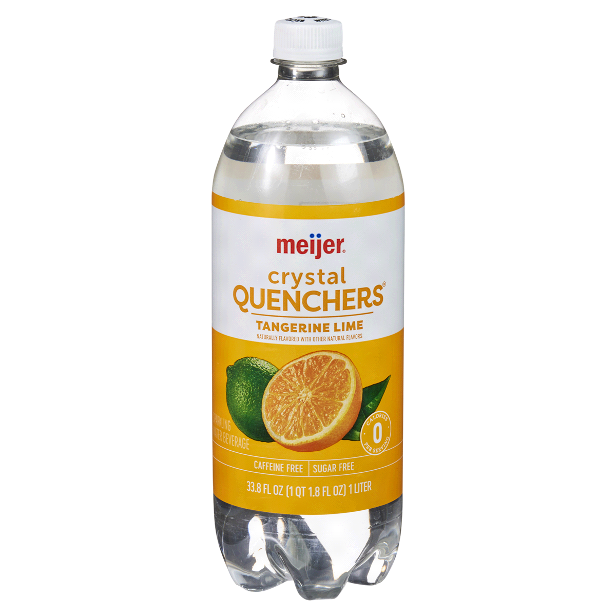 slide 1 of 29, Meijer Tangerine Lime Crystal Quenchers - 1 liter, 1 liter