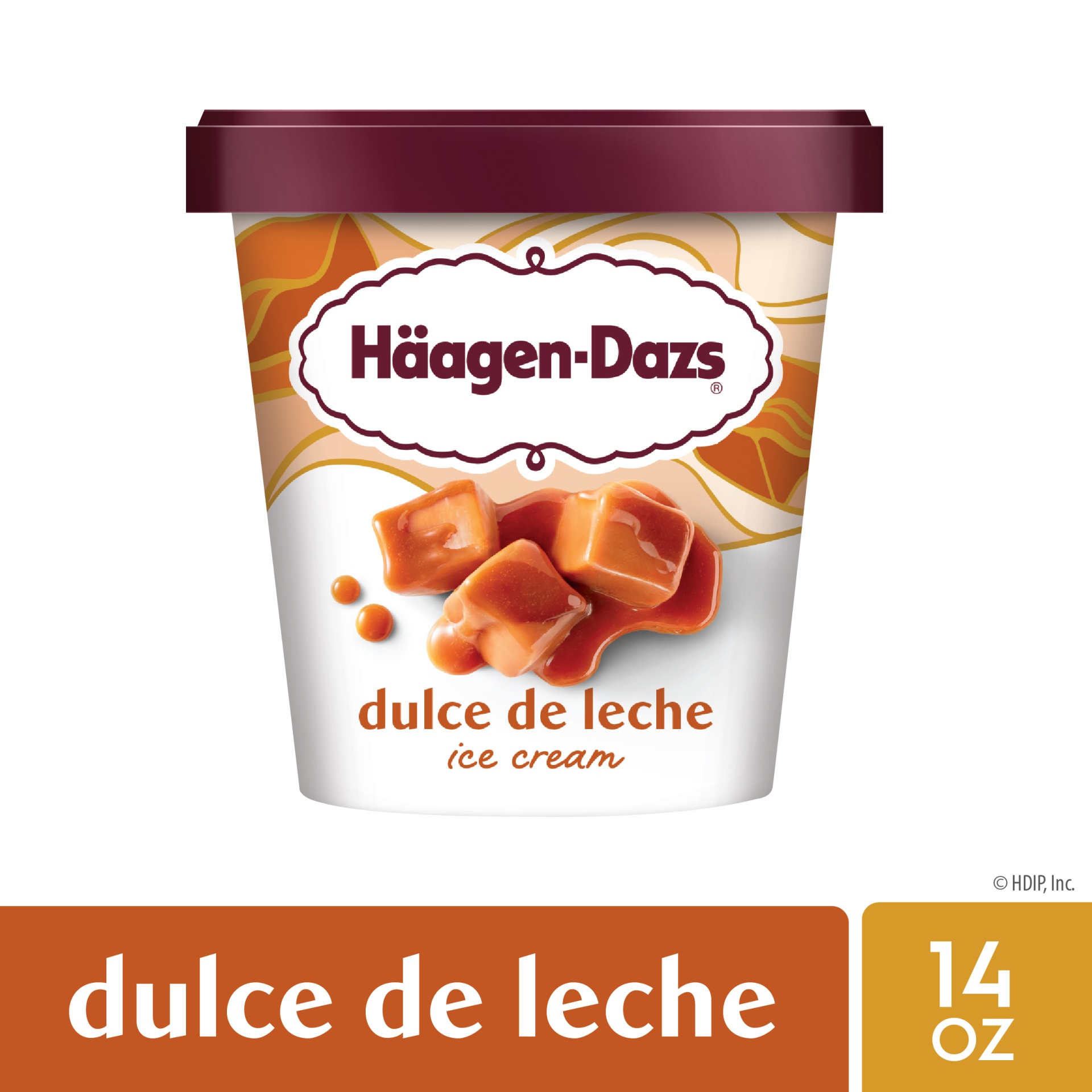 slide 1 of 7, Haagen Dazs Dulce De Leche Ice Cream, 14 oz
