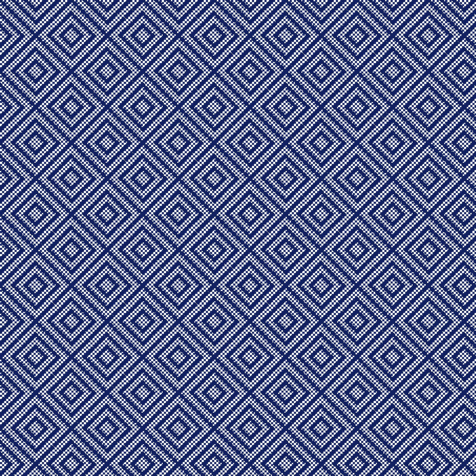 slide 4 of 4, Navy Geometric Cotton Fabric Bundle By Loops & Threads, 1 yd