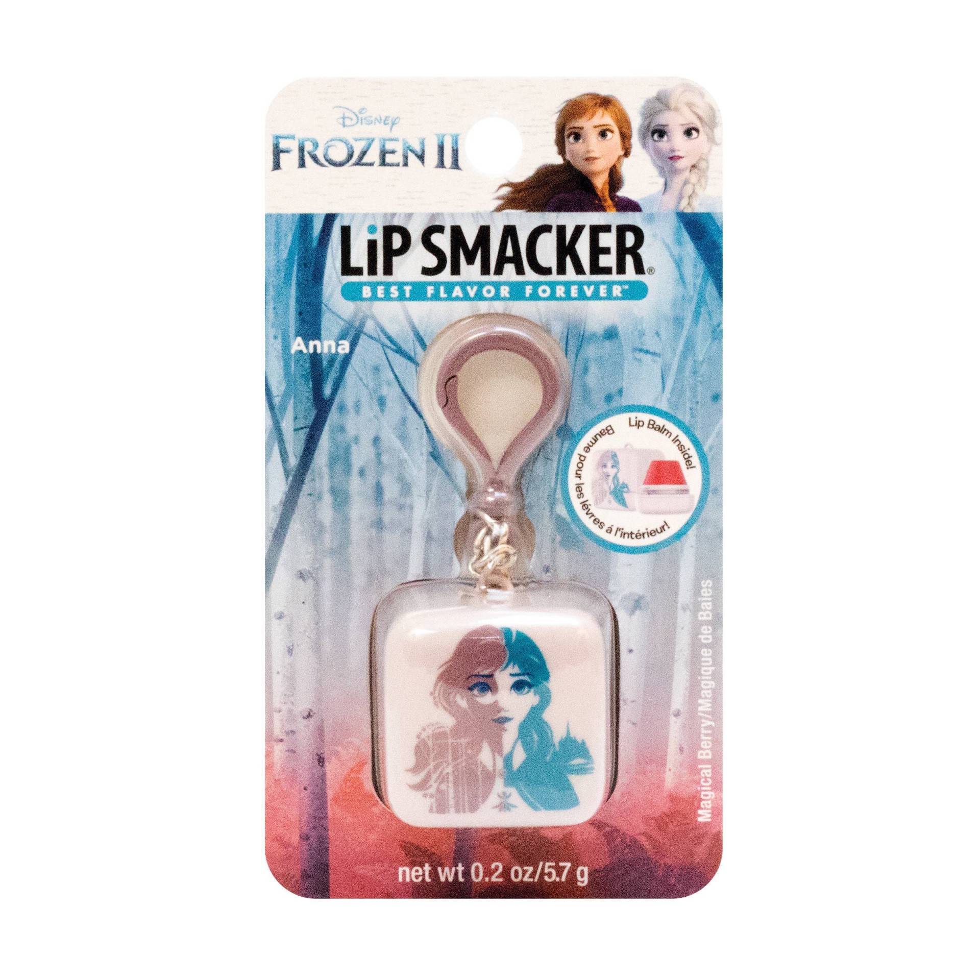 slide 1 of 4, Lip Smacker Frozen 2 Anna Magical Berry Lip Balm Keychain, 0.2 oz