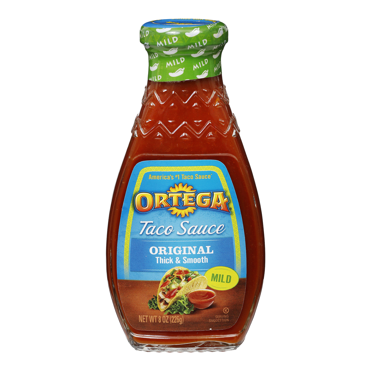 slide 1 of 8, Ortega Mild Original Taco Sauce, 8 oz