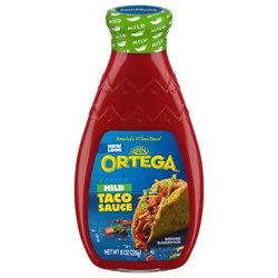 Ortega Original Thick and Smooth Mild Taco Sauce, Kosher- 8 oz