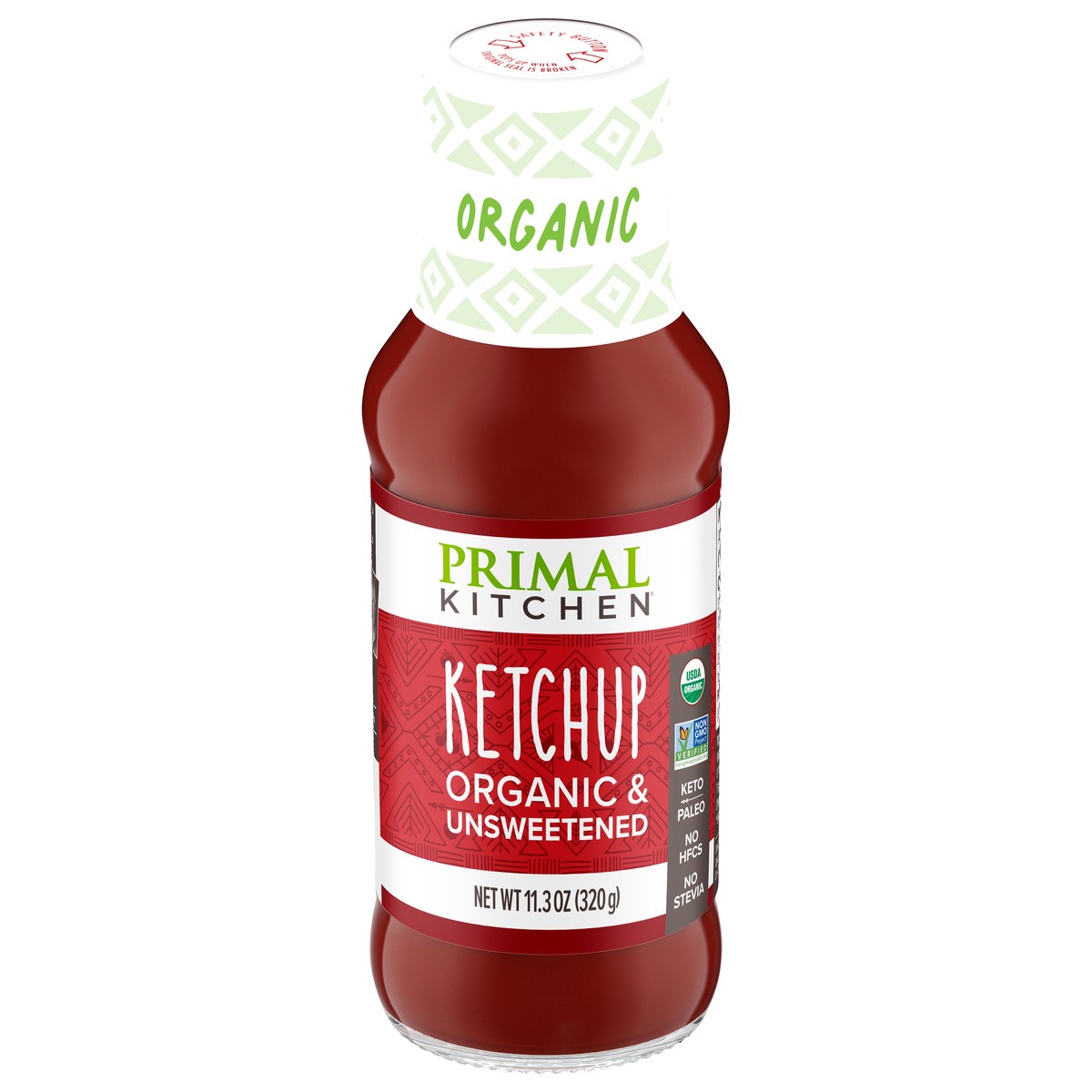 slide 1 of 4, Primal Kitchen Organic and Unsweetened Ketchup 11.3 oz, 11.3 oz