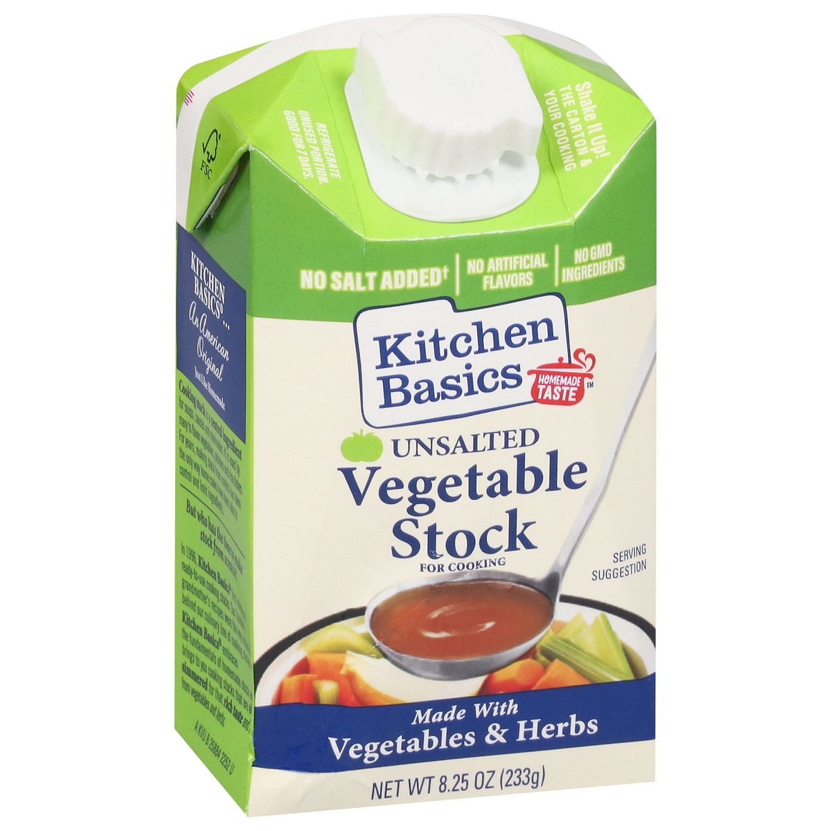 slide 10 of 14, Kitchen Basics Unsalted Vegetable Stock 8.25 oz, 