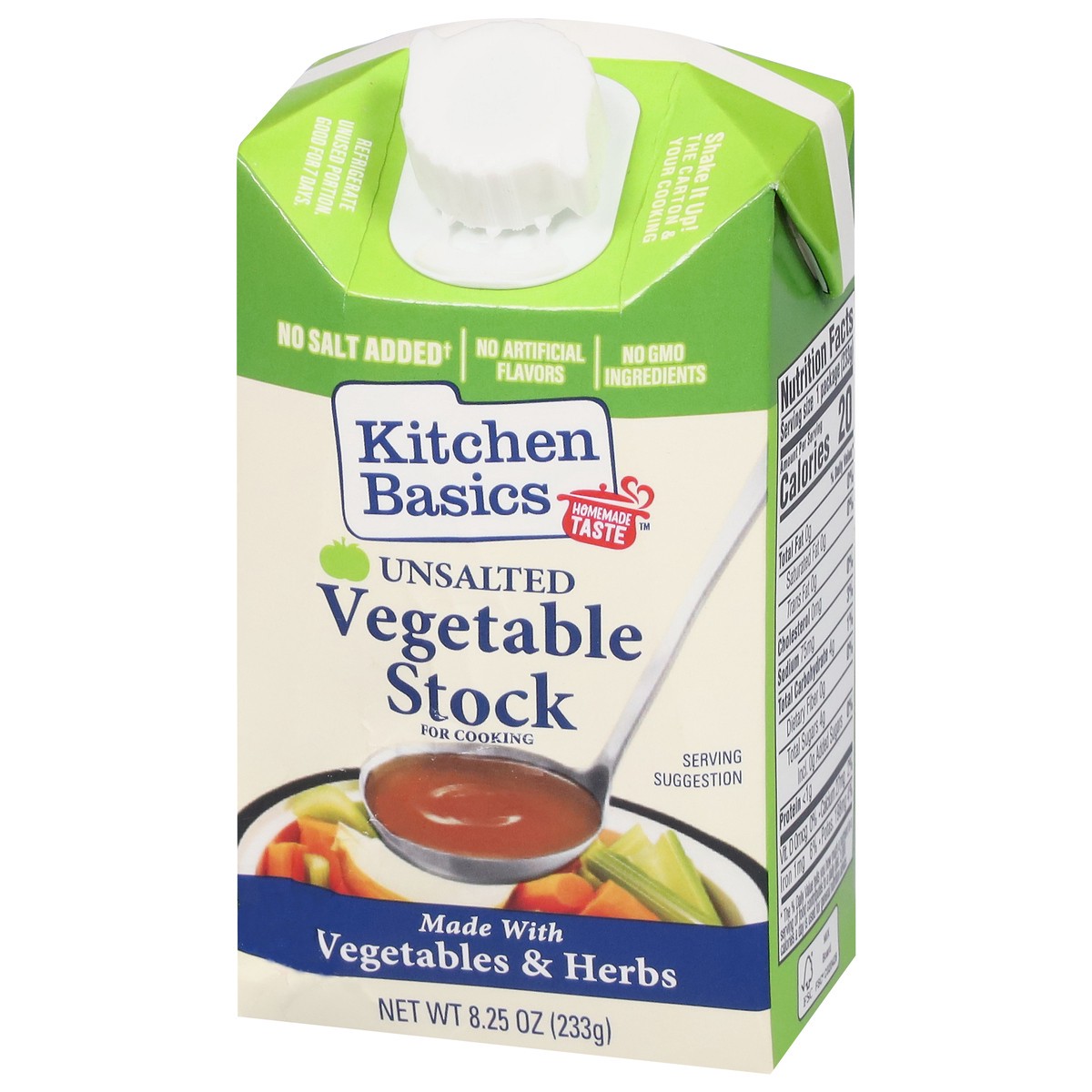 slide 8 of 14, Kitchen Basics Unsalted Vegetable Stock 8.25 oz, 
