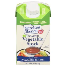 Kitchen Basics Unsalted Vegetable Stock 8.25 oz