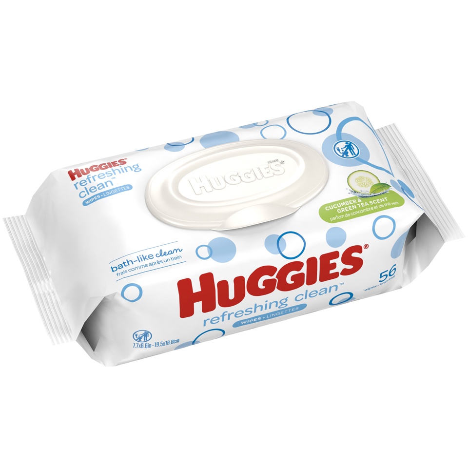 Huggies One & Done Refreshing Clean Wipes 56 ct | Shipt