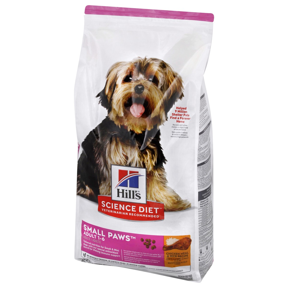 slide 4 of 9, Hill's Adult Small & Mini Chicken & Brown Rice Recipe Dog Food 15.5 lb, 15.5 lb