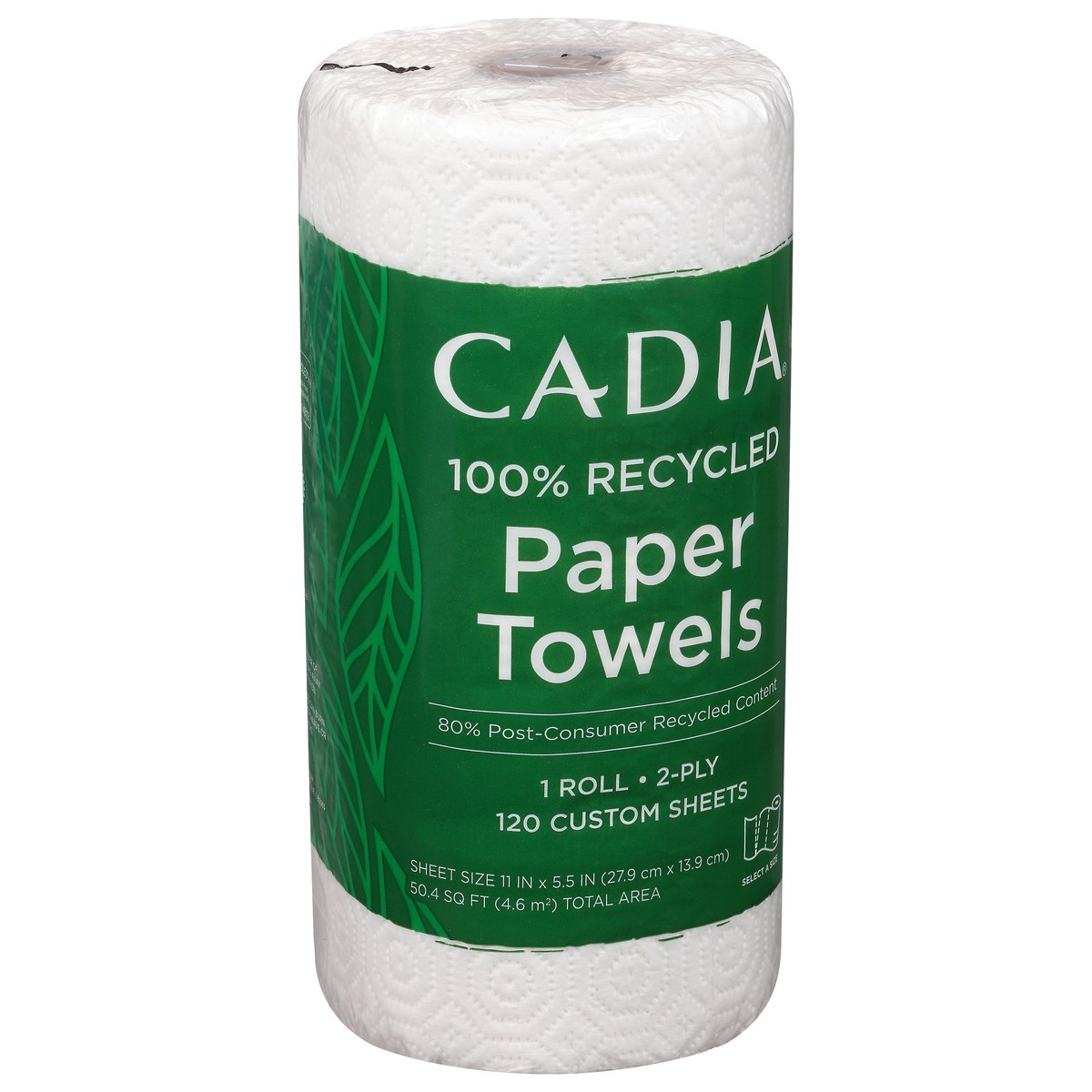 slide 2 of 11, Cadia 2-Ply Paper Towels 1 ea, 1 ct