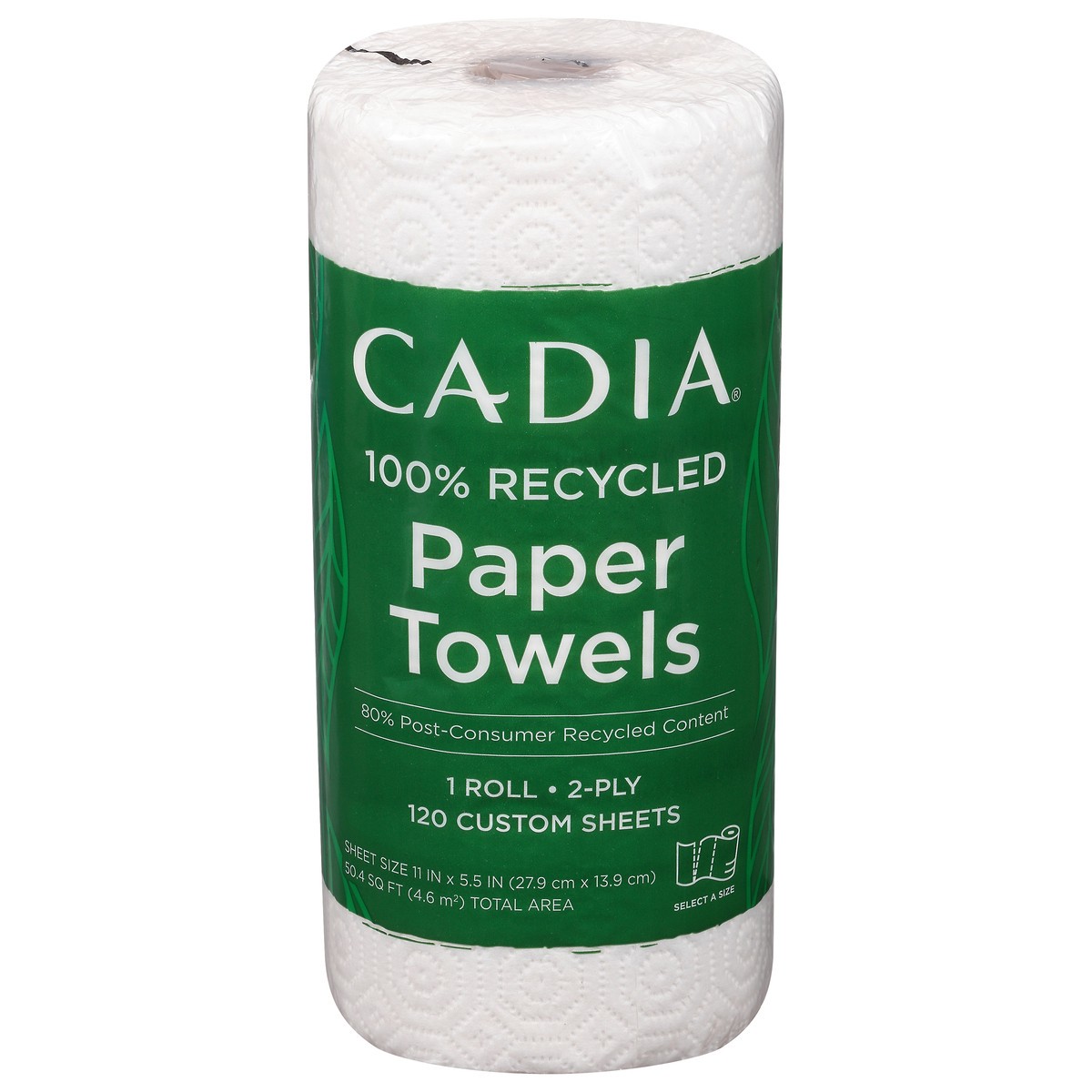 slide 5 of 11, Cadia 2-Ply Paper Towels 1 ea, 1 ct