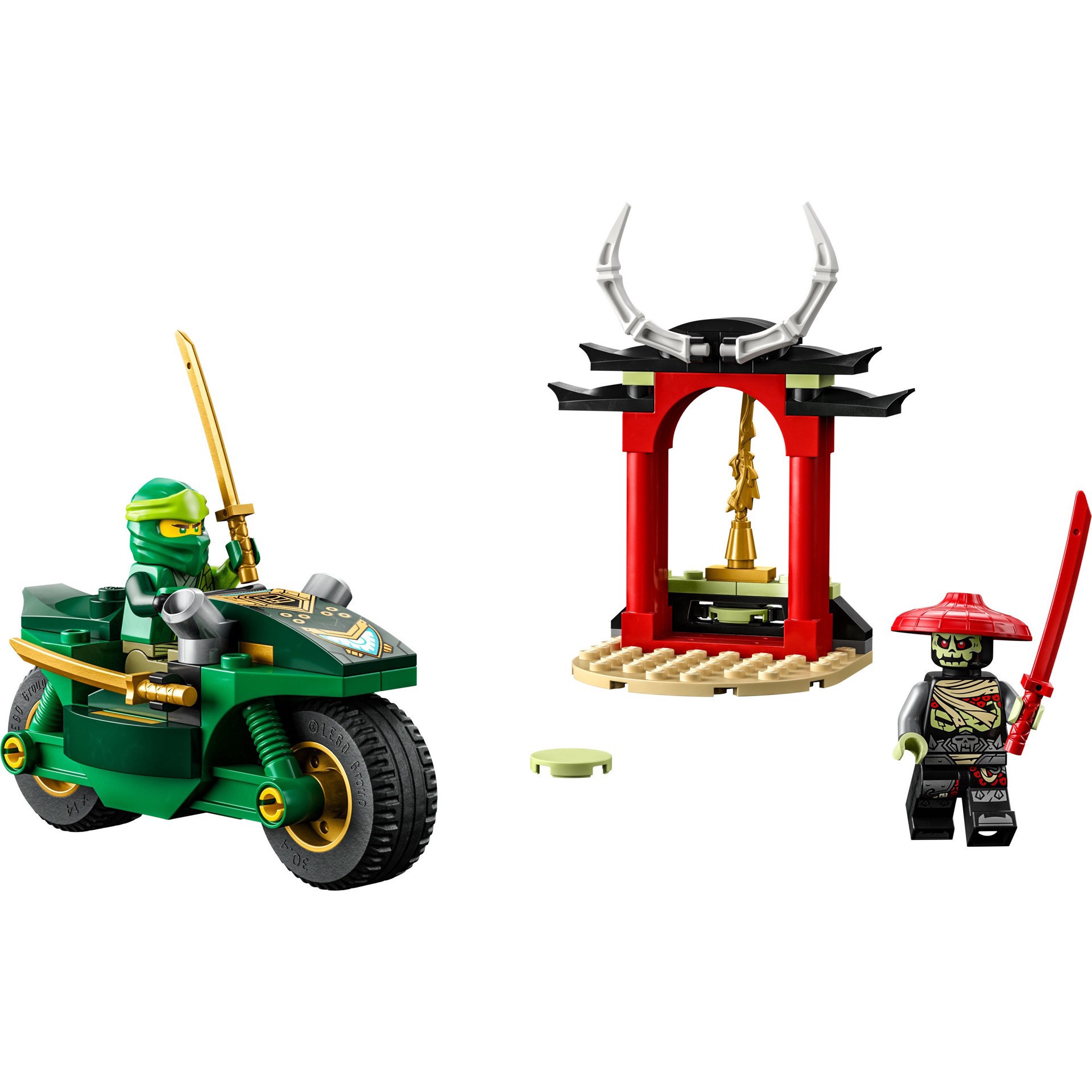 slide 7 of 11, LEGO NINJAGO Lloyd Ninja Street Bike Toy for Kids 4+ 71788, 64 ct