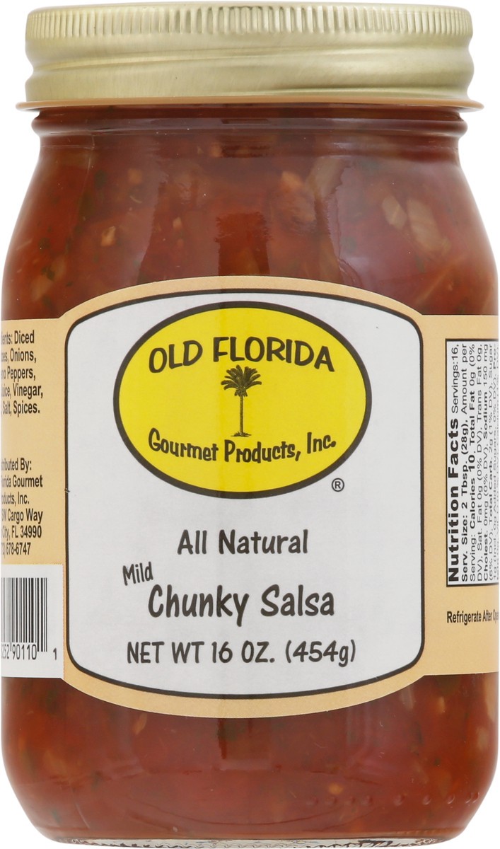 slide 4 of 11, Old Florida Gourmet Products Mild Chunky Salsa 16 oz, 16 oz