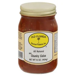 Old Florida Gourmet Products Mild Chunky Salsa 16 oz