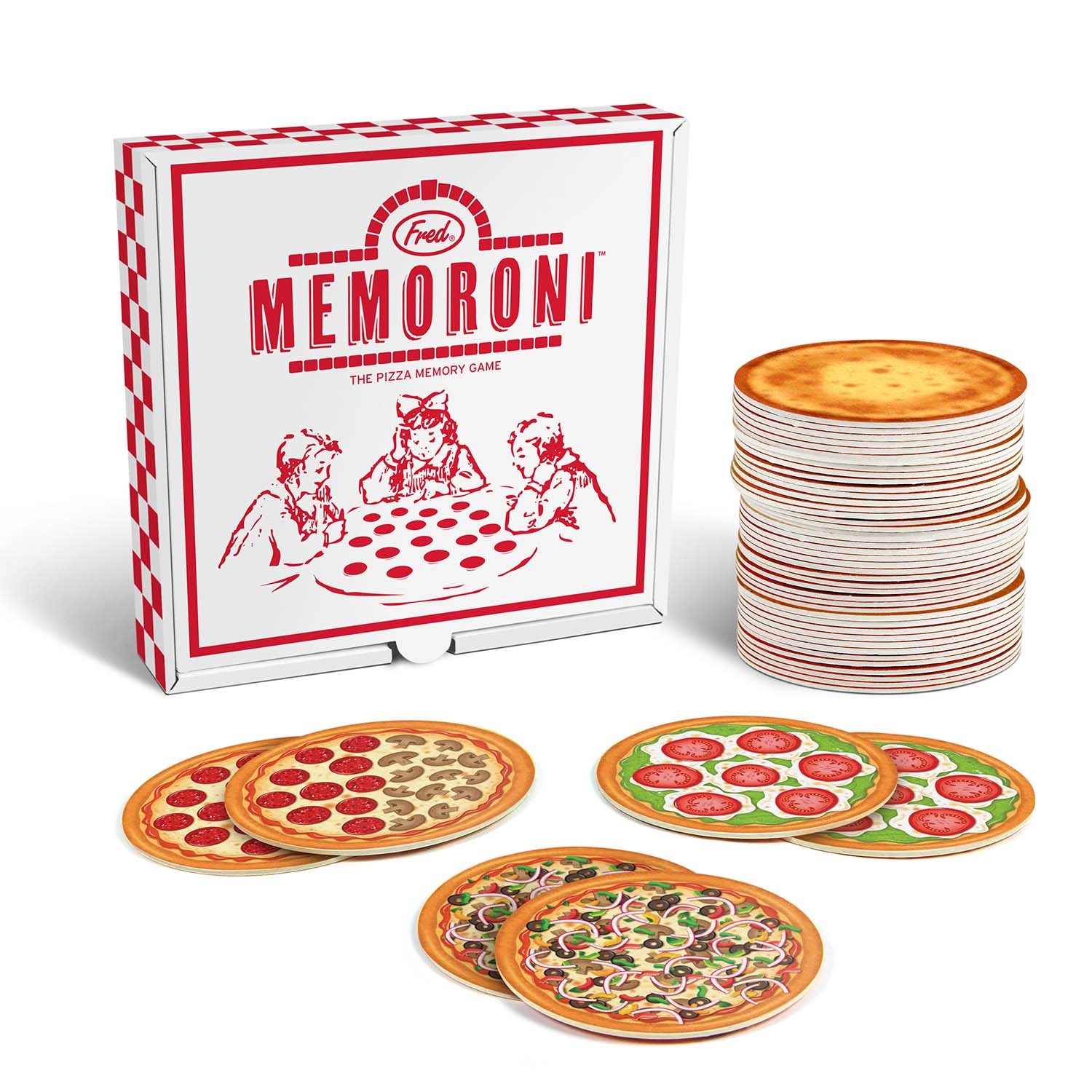 slide 1 of 1, Fred Memoroni Pizza Memory Game, 1 ct