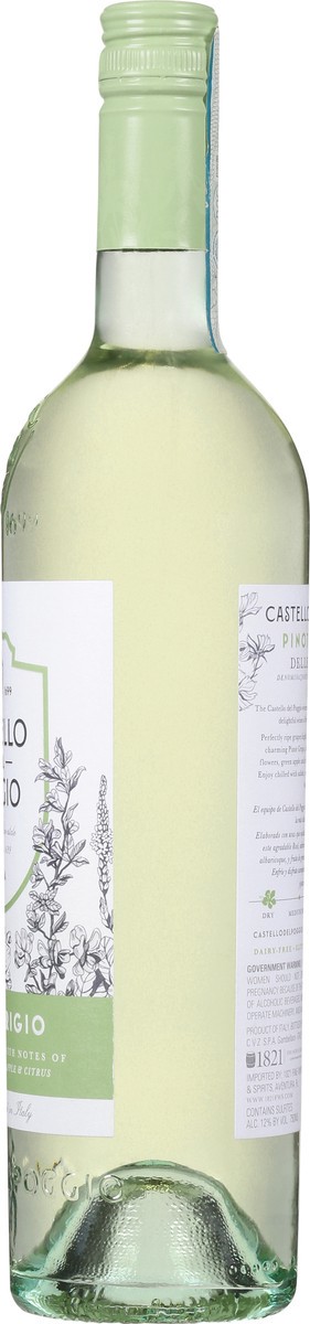 slide 8 of 9, CASTELLO DEL POGGIO Pinot Grigio, 750 ml