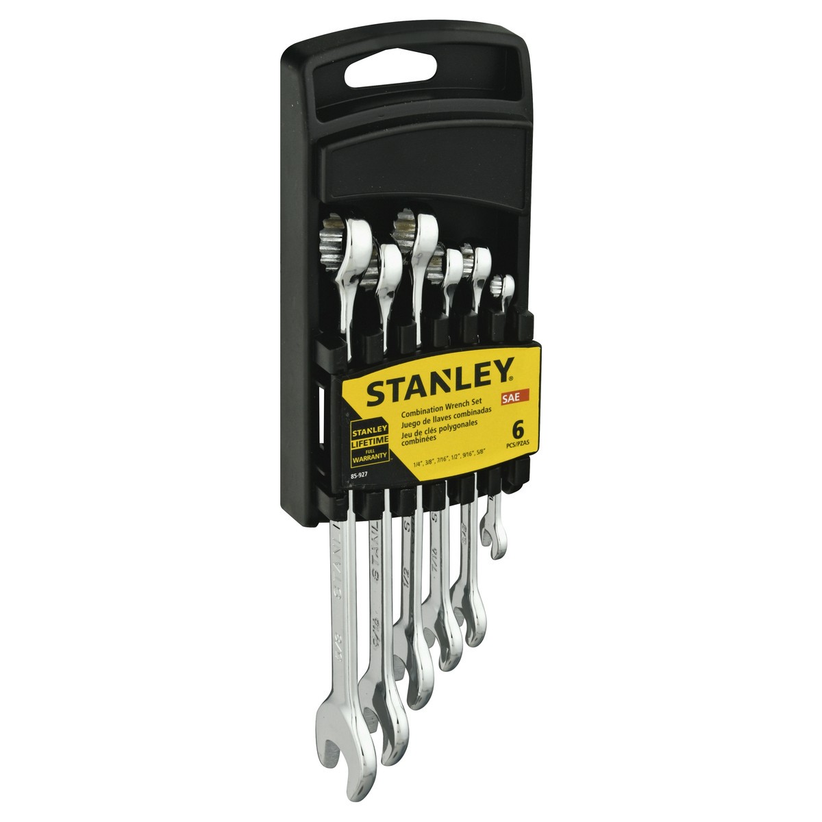 slide 4 of 9, Stanley Combination Wrench Set SAE, 1 ct