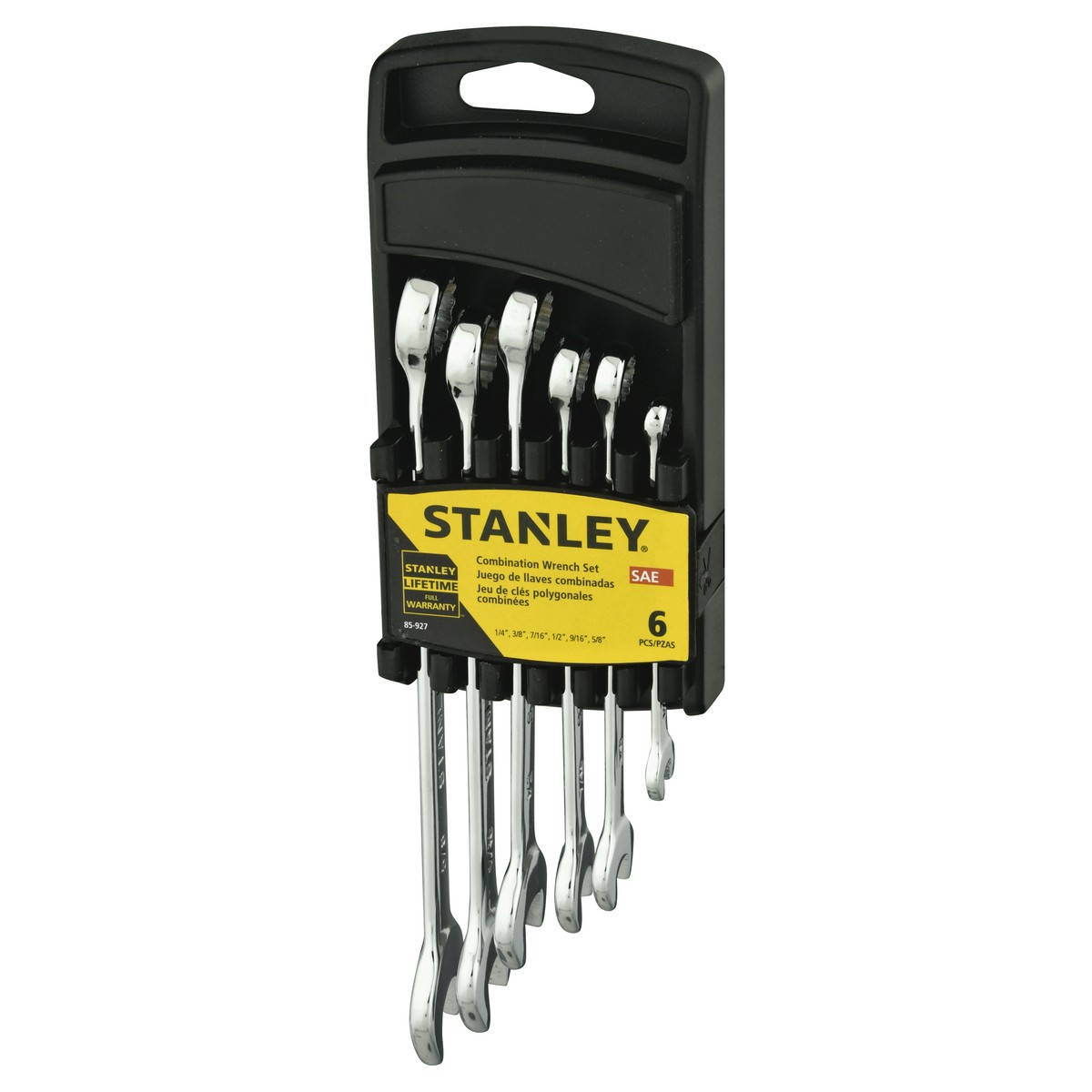 slide 6 of 9, Stanley Combination Wrench Set SAE, 1 ct