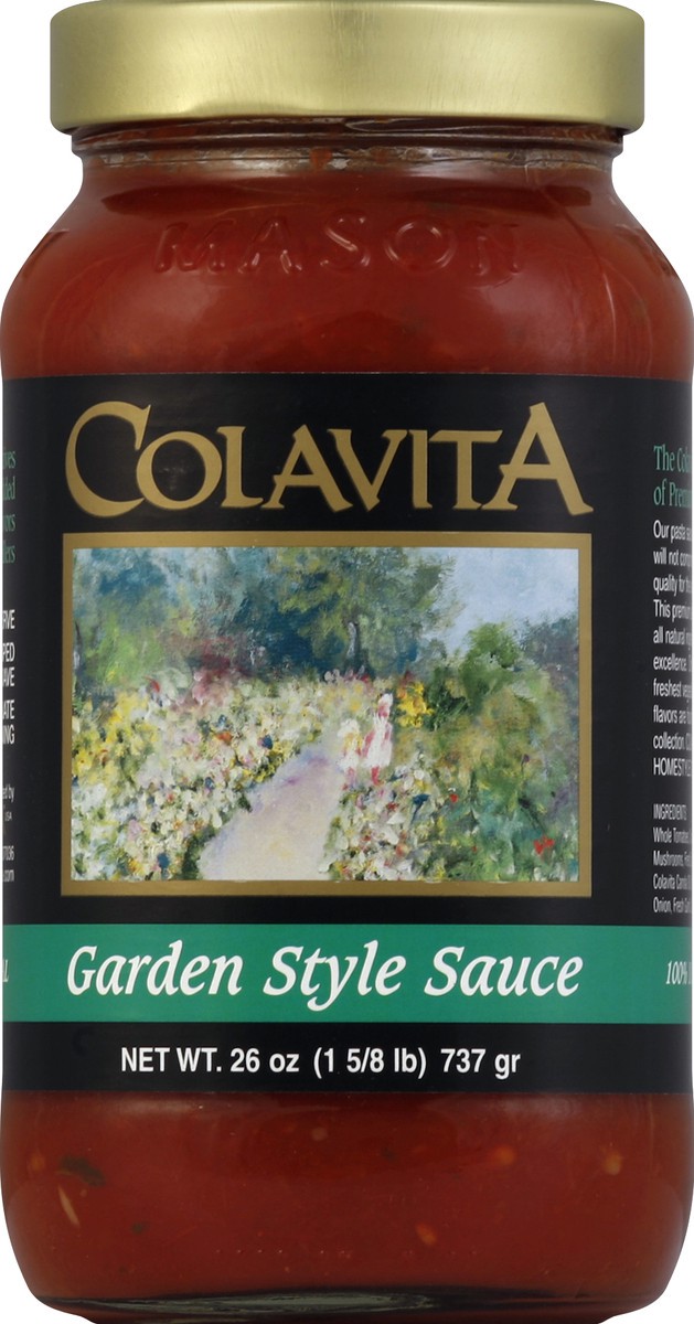 slide 2 of 2, Colavita Italian Garden Pasta Sauce, 26 oz