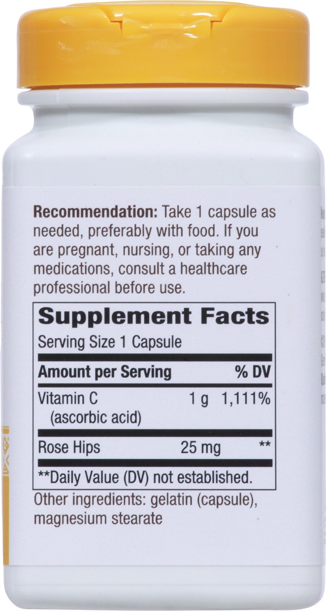 slide 2 of 9, Nature's Way 1000 mg Extra Strength Vitamin C with Rose Hips 100 Capsules, 100 ct