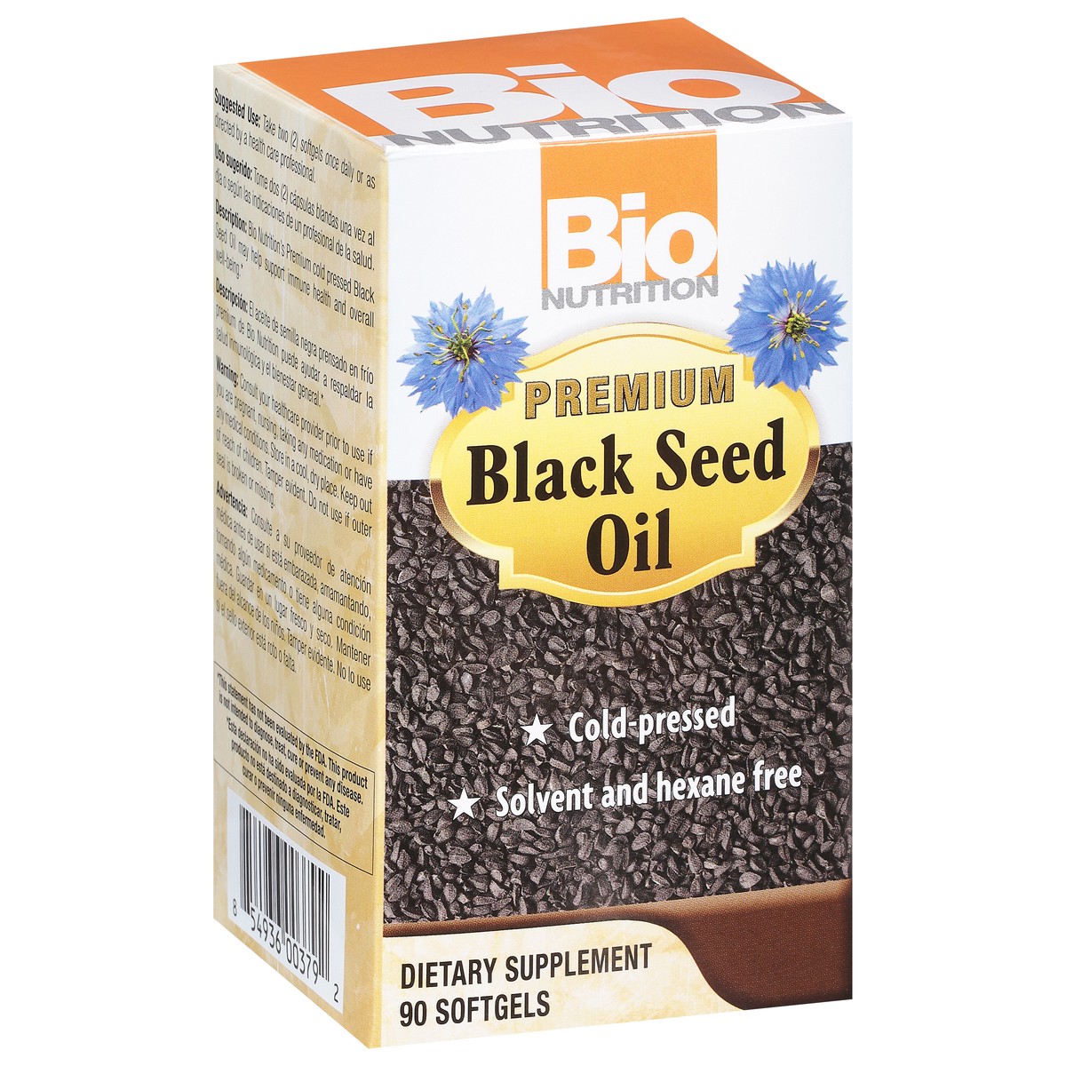 slide 3 of 12, Bio Nutrition Black Seed Oil, 90 ct