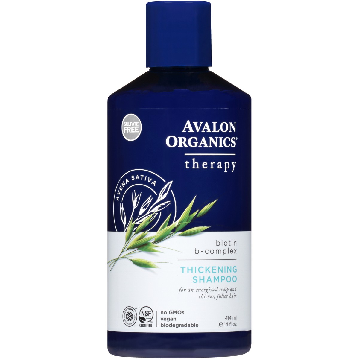 slide 8 of 11, Avalon Organics Biotin B-complex Thickening Shampoo, 14 oz