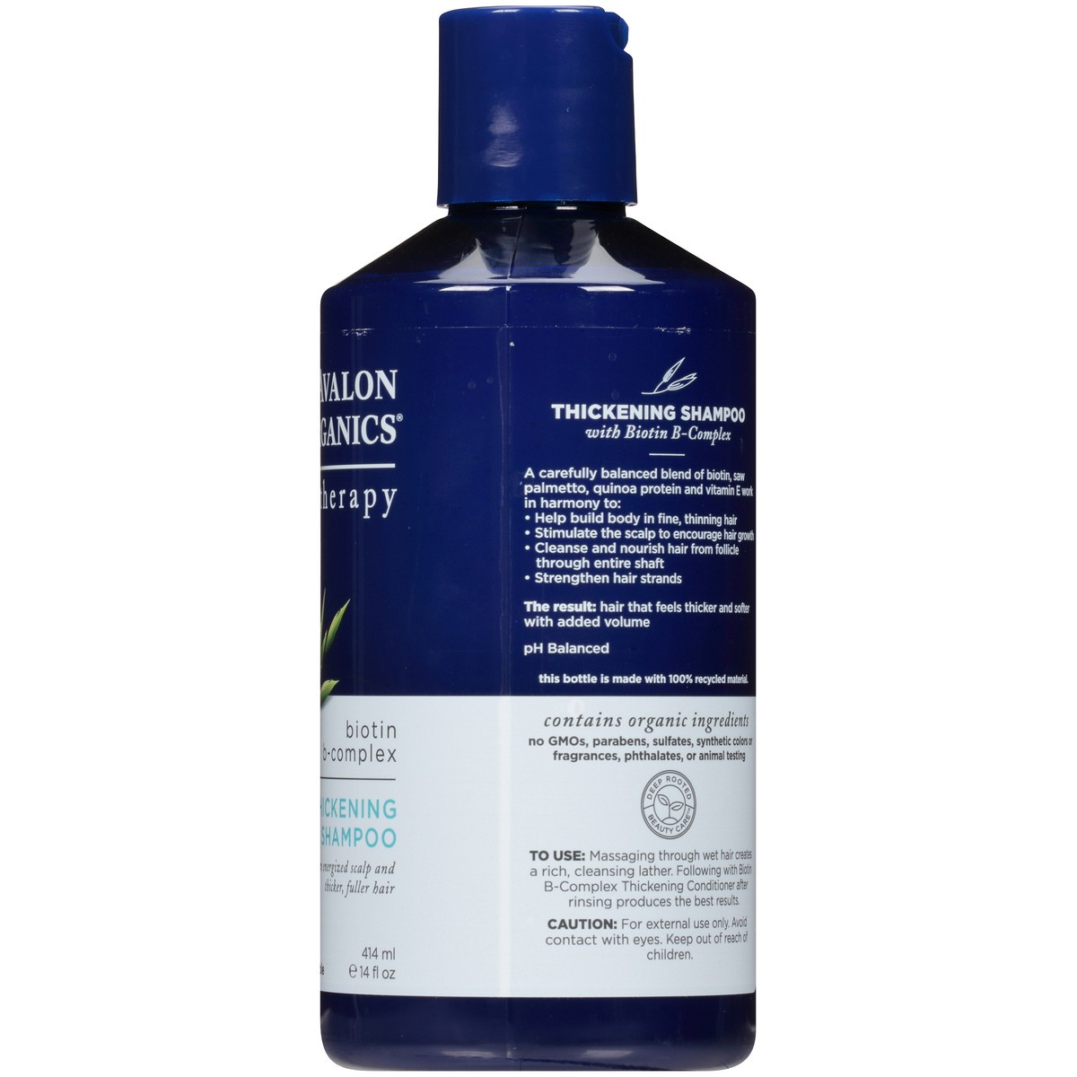 slide 2 of 11, Avalon Organics Biotin B-complex Thickening Shampoo, 14 oz