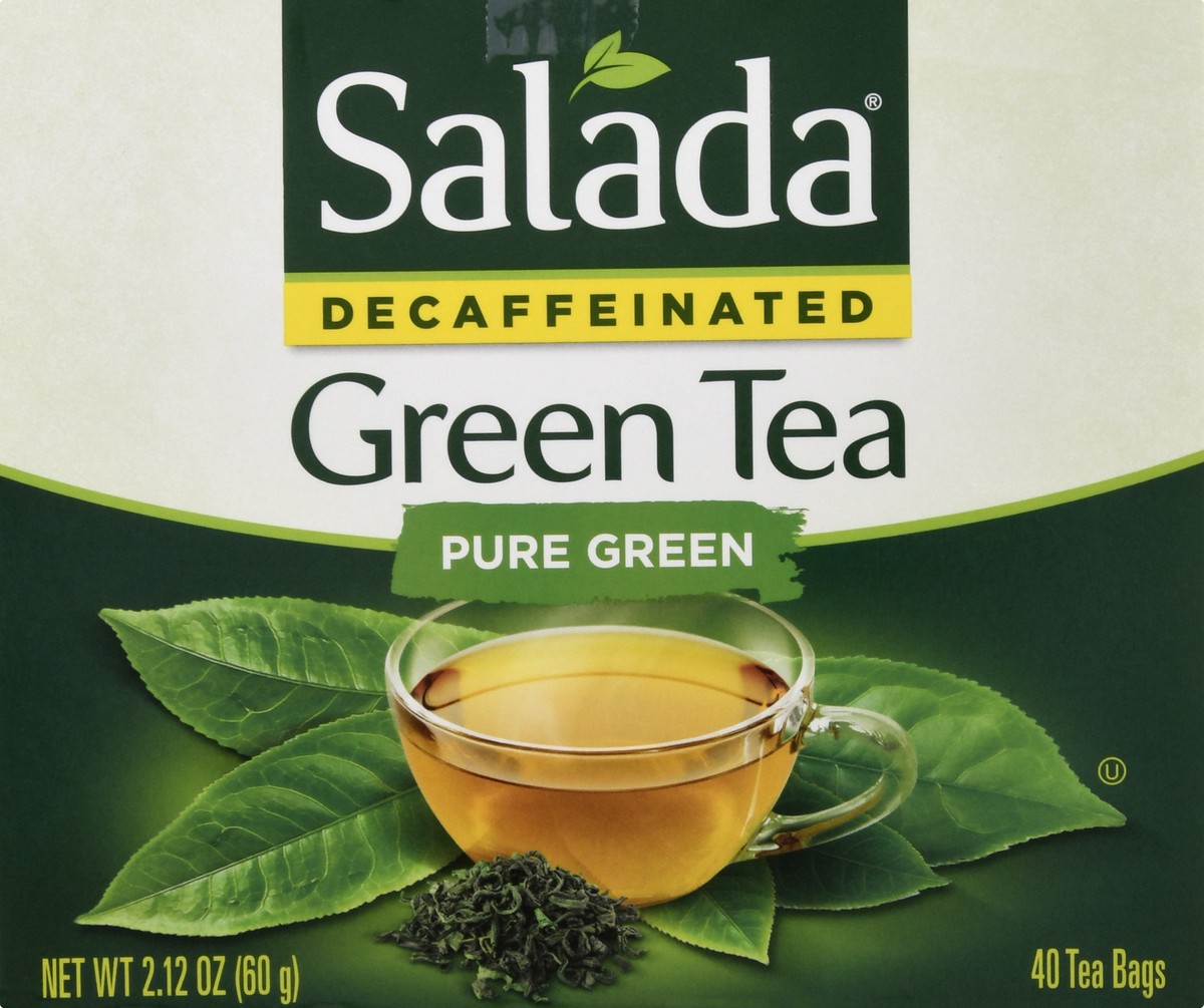 slide 1 of 13, Salada Tea Green Tea Naturally Decaf - 40 ct, 40 ct