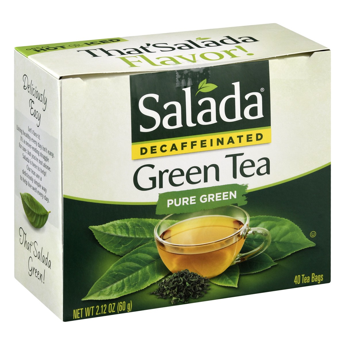slide 2 of 13, Salada Tea Green Tea Naturally Decaf - 40 ct, 40 ct