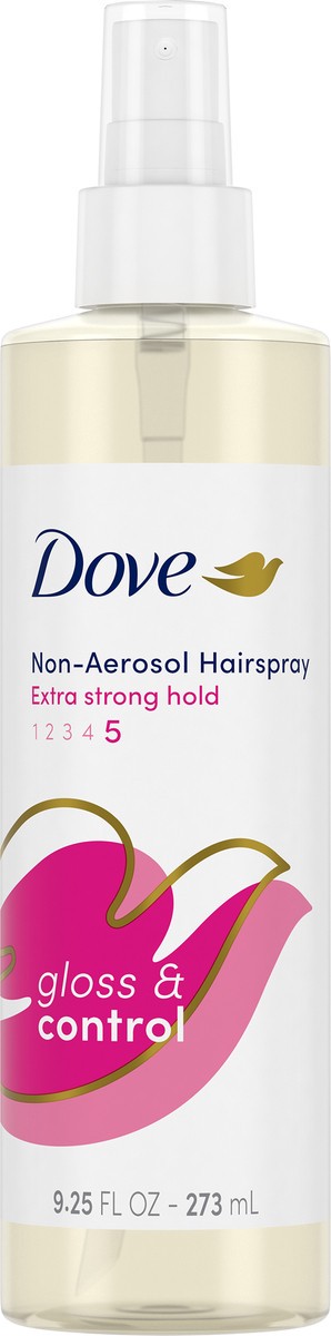 slide 3 of 5, Dove Style + Care Strength and Shine Extra Hold Hairspray, 9.25 oz