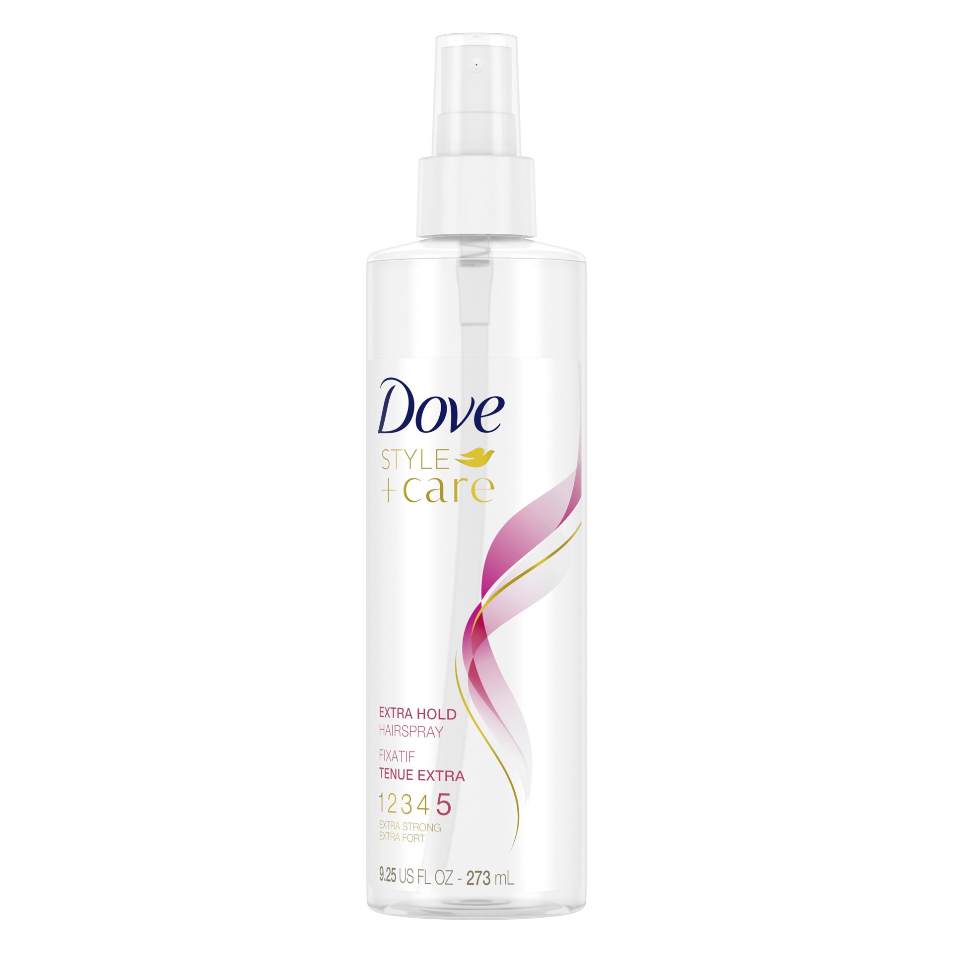 slide 1 of 5, Dove Style + Care Strength and Shine Extra Hold Hairspray, 9.25 oz