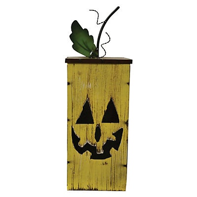 slide 1 of 1, Creative Decor Sourcing Rectangular Yellow Pumpkin, 1 ct