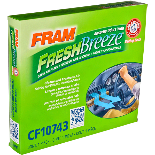 slide 1 of 1, Fram Fresh Breeze Cabin Air Filter, 1 ct