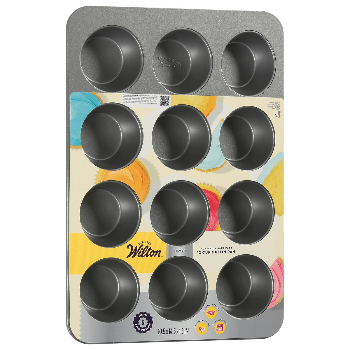 slide 3 of 13, Wilton Silver 12 Cup Muffin Pan 1 Each, 1 ct