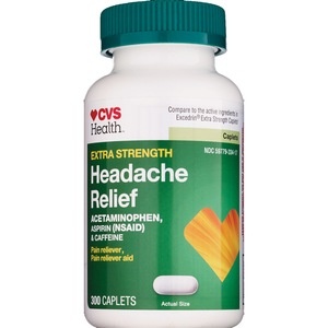 slide 1 of 1, CVS Health Extra Strength Headache Relief Caplets, 300ct, 300 ct