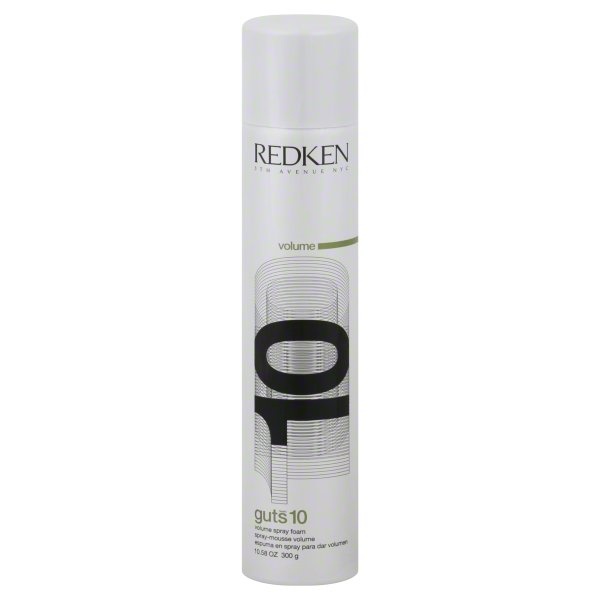 slide 1 of 1, Redken Guts 10 Volume Spray Foam, 10.58 oz