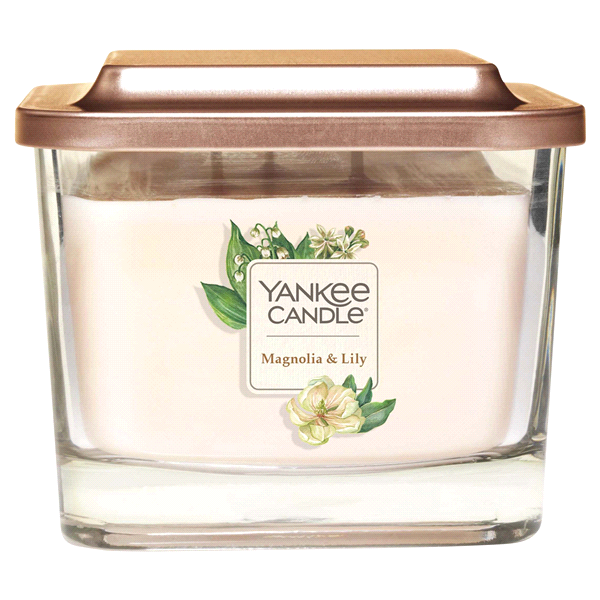 slide 1 of 1, Yankee Candle Elevation Medium Jar Magnolia & Lily, 12.25 oz