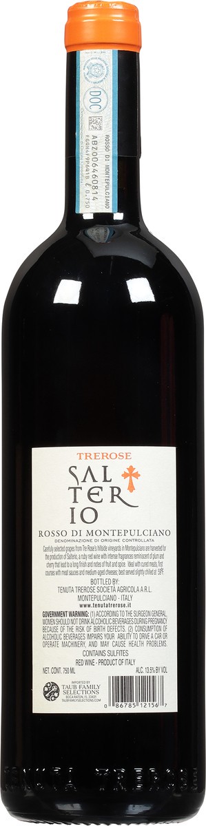 slide 3 of 7, Trerose Rosso Di Montepulciano, Salterio, 750 ml
