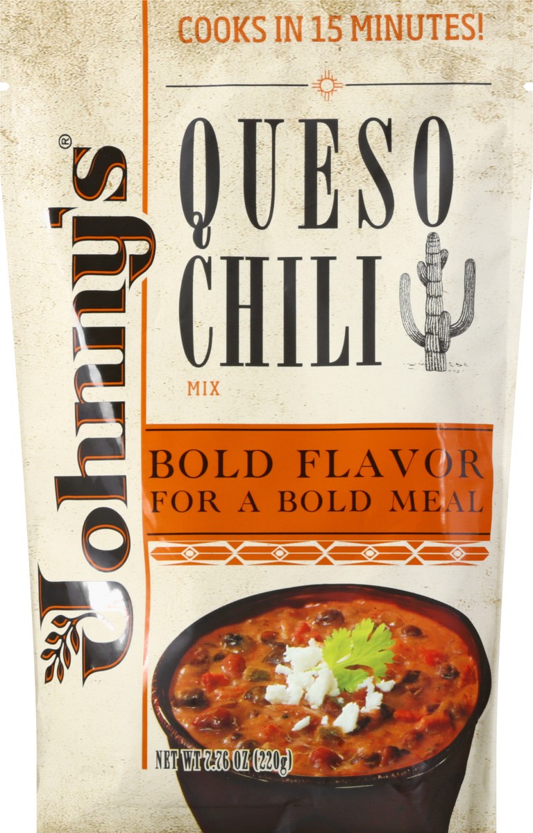 slide 9 of 11, Johnny's Fine Foods Mix Queso Chili, 7.76 oz