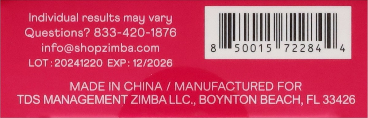 slide 13 of 13, Zimba Strawberry Teeth Whitening Strips, 1 ct