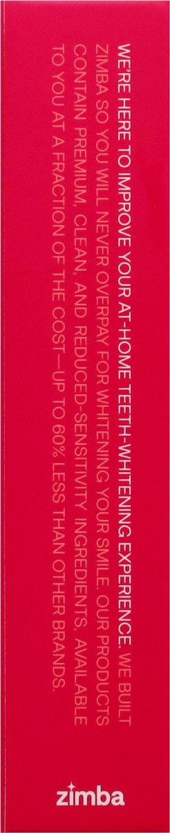 slide 3 of 13, Zimba Strawberry Teeth Whitening Strips, 1 ct