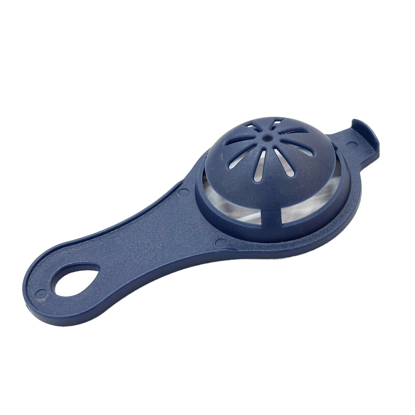 slide 4 of 4, 5" Blue Egg Yolk Separator By Makery, 5 in x 2.25 in