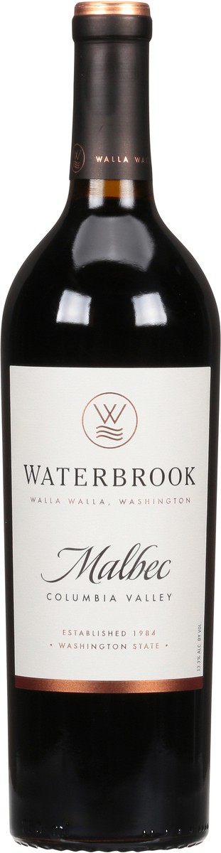 slide 10 of 11, Waterbrook Winery Columbia Valley Malbec 750 ml Bottle, 750 ml